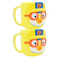 LILFANT Pororo3D杯子, 黃色, 2個