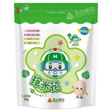 玉山碾米 抱米花 益生菌米餅, 菠菜, 35g, 1包