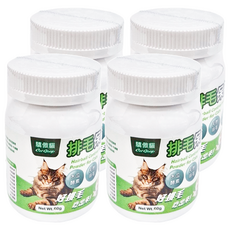 Cat Glory 驕傲貓 貓專用排毛保健粉, 60g, 含木瓜酵素, 溫和化毛, 4罐