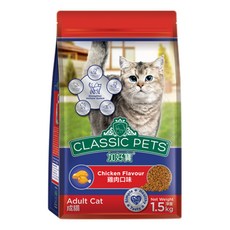 클래식펫츠 어덜트 고양이 컴패니언 기능성 사료, 닭, 1.5kg, 1개 닭, 1.5kg, 1개