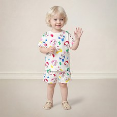 milkmile 兒童軟綿綿比熊犬上下裝套組