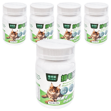 Cat Glory 驕傲貓 貓專用排毛保健粉, 60g, 含木瓜酵素, 溫和化毛, 5罐