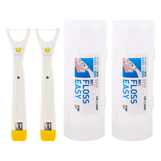 加寬牙線 Easy Floss Yellow M 18.38m + Case Set WD861-C, 2組