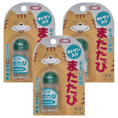 comet 木天蓼粉-添加甲殼素, 3g, 3瓶