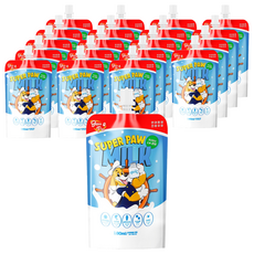 슈퍼포우 강아지 고양이 우유 펫밀크, 우유맛, 180ml, 20개 우유맛, 180ml, 20개