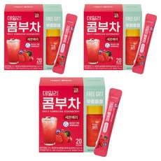 다농원 데일리 콤부차 세븐베리, 5g, 20개입, 3개