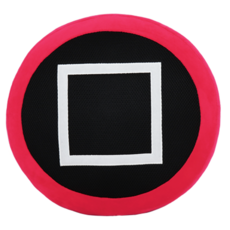 魷魚遊戲 管理者圓形抱枕, 混和顏色