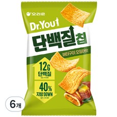 닥터유 오리온 단백질칩 버터구이 오징어맛, 60g, 6개