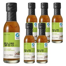 청정원 월남쌈 소스, 240g, 6개