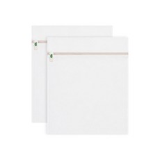 貝比標準 雙層網眼洗衣袋 方形 小型 40 x 50 公分, 白色, 2個