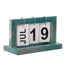 夢想家居室內擺飾萬年型桌曆, 1個, 藍色