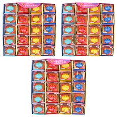 吐司麵包橡皮擦, 黃色+藍色+紅色+天空(包裝袋), 3盒