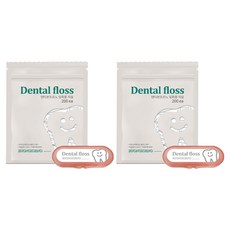DENTI BUONGIORNO 拋棄式牙間牙線補充包, 2個, 200入, 7.5cm