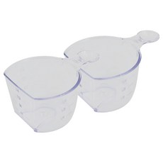 OXO POP 按壓保鮮盒配件 米飯匙 湯匙+量米杯二合一, 01023ACR, 180ml, 2個