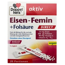 Doppel herz 德之寶 美妍鐵速溶粉, 1個, 22g