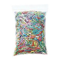 2gramplus 彩色珠鍊 11色隨機出貨 200入, 顏色隨機, 200個