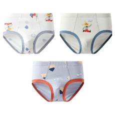 男童棉質三角內褲3件組 SJ271