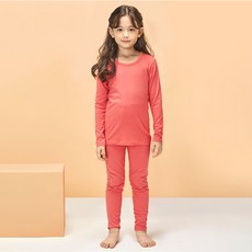 유니프랜드 아동용 히트 바이로프트 웜 9부 발열 실내복 상하세트