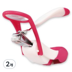 itgom 安心放大鏡嬰兒指甲剪, 紅色, 2個