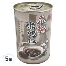 廣達香 麻辣嫩鴨血, 440g, 5罐