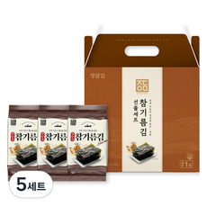 정담김 정담 참기름김 1호 선물세트 18p, 5세트