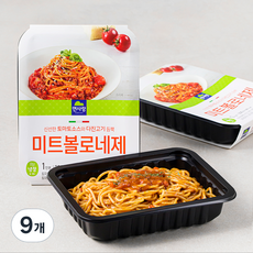 면사랑 미트볼로네제 스파게티 1인분, 220g, 9개