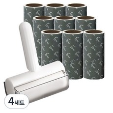 Home&Me Enenshal 迷你除塵滾筒黏把 本體 + 收納盒 + 補充包 10入, 4套