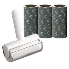 Home&Me Essential 迷你黏毛滾輪 本體 + 收納盒 + 補充蕊 4入, 1套