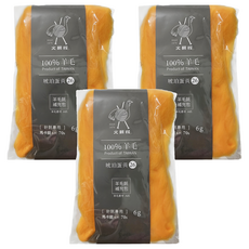 台灣敏愛 羊毛氈補充包, 甜橙, 3包