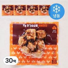 오쿡 닭가슴살볼 바베큐맛 (냉동), 100g, 1개입, 30개