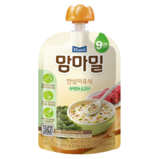 Maeil Mammameal 寶寶粥, 牛肉海帶芽, 韓國嬰幼兒醫學專家指導, 多樣化食材, 新鮮食感, 100g, 1包