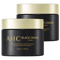 AHC 黑魚子醬緊緻面霜, 50g, 2罐