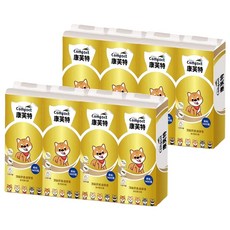 康芙特 懸掛式棉柔衛生紙 15x17cm, 4包, 2袋