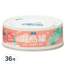 블루베이 전연령 고양이 칠 아일랜드 파테 습식사료, 80g, 36개, 오리