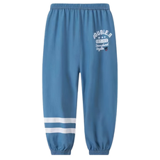 DOUBLE.B 兒童款 冰絲牛仔褲, 天絲棉 柔軟透氣 彈力舒適 版型寬鬆, 140cm, 深藍