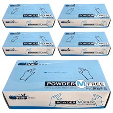 Winner 薇霓兒 PVC手套 無粉 100入/盒, M(24.5 x 11cm), 5盒