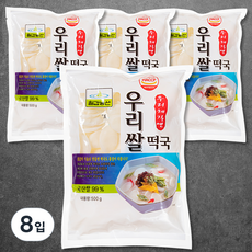 칠갑농산 우리쌀 떡국떡, 500g, 500ml, 8입