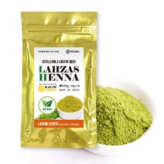 LAHZAS HENNA 染髮粉 100g, 自然橙色, 1包