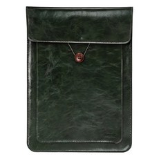 WINIZ 復古雙層收納筆電包 WZFLP, 綠色(WZFLP197-GN14), 1個