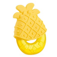 Nuby 水果造型孩童凝膠磨牙器, 單品, 鳳梨款, 1個