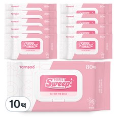 comet 掀蓋型壓紋濕紙巾, 80張, 10入