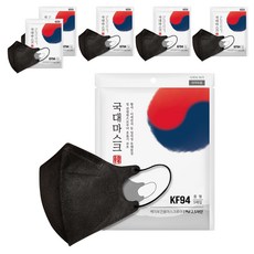 KOREAMASK 防塵立體口罩 KF94 S號, 5片, 6包, 黑色