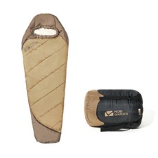 모비가든 4계절 머미형 침낭 2kg, 샌드, 1개