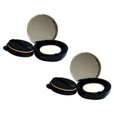 마타바 DIY 쿠션팩트 케이스 블랙써클 72x72x30mm, 검정 + 로즈골드, 2개