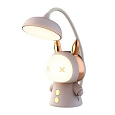 Yiyang USB萌兔兩用四檔LED檯燈, 紫兔