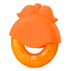 Nuby 水果造型孩童凝膠磨牙器, 單品, 橘子款, 1個