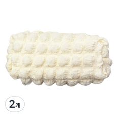 雲朵筆袋 鉛筆盒及多功能收納包, 2個, 象牙白