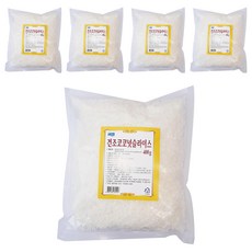 청은 건조 코코넛 슬라이스, 400g, 5개