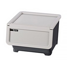 KEYWAY 聯府 阿囉哈直取式收納箱 20L, 灰色, 1個