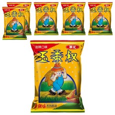華元 玉黍叔 甜辣口味, 50g, 6包